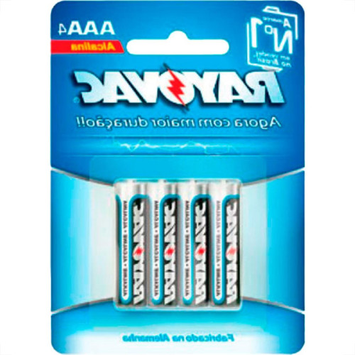 Pilha Rayovac Alc Palito 4 Pague 3 Pilha Rayovac Alc Palito 4 Pague 3