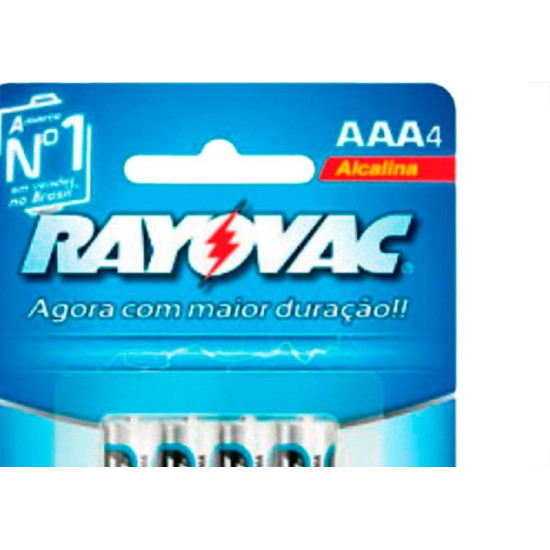 Pilha Rayovac Alc Palito 4 Pague 3 Pilha Rayovac Alc Palito 4 Pague 3