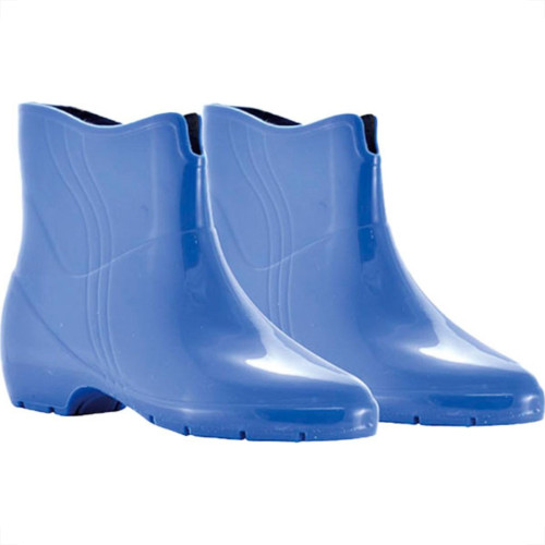 Bota Pvc Azul Femin.Pat Rca 35