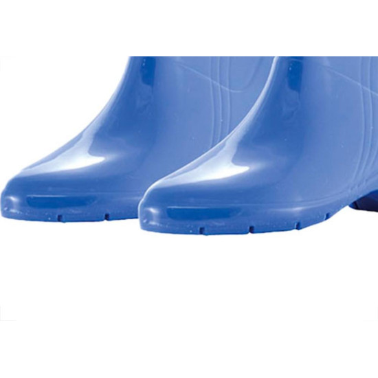 Bota Pvc Azul Femin.Pat Rca 38