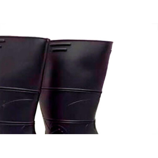 Bota Pvc Preta Solado Amar.Rca 44 Bota Pvc Preta Solado Amar.Rca 44