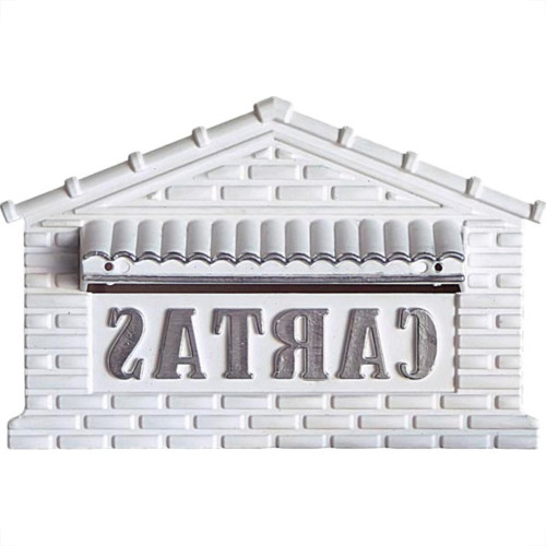 Caixa Carta Pvc Real Bco/Ouro - 04P Caixa Carta Pvc Real Bco/Ouro - 04P