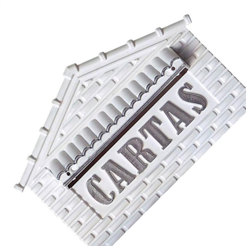Caixa Carta Pvc Real Bco/Ouro - 04P Caixa Carta Pvc Real Bco/Ouro - 04P