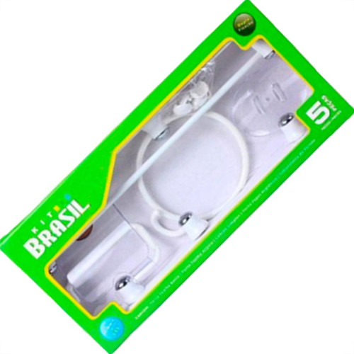 Kit Aces.P/Wc Brasil Br/Crist. 5Pc Kit Aces.P/Wc Brasil Br/Crist. 5Pc