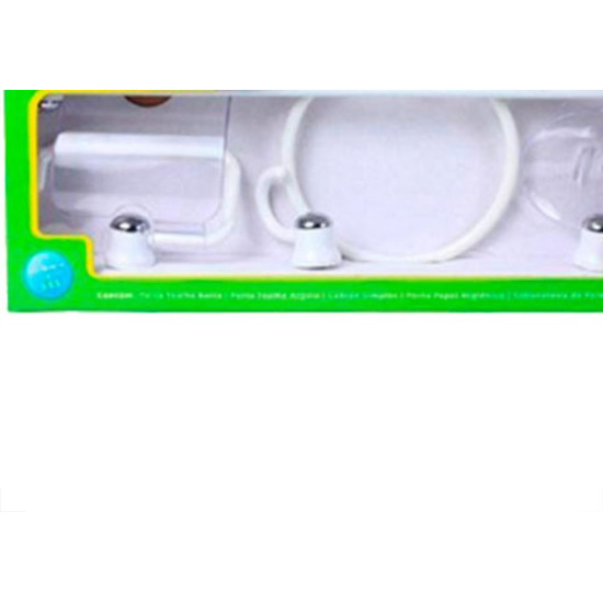 Kit Aces.P/Wc Brasil Br/Crist. 5Pc Kit Aces.P/Wc Brasil Br/Crist. 5Pc