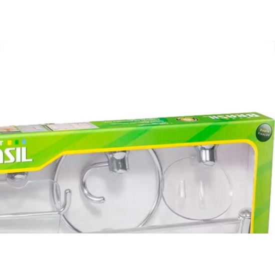 Kit Aces.P/Wc Brasil Cromado 5Pc Kit Aces.P/Wc Brasil Cromado 5Pc