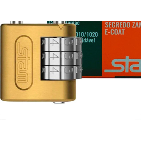 Cadeado C/Segredo Stam 40