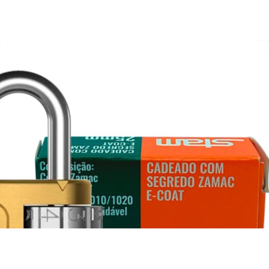 Cadeado C/Segredo Stam 40