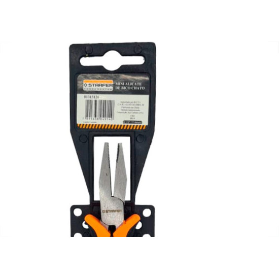 Alicate Mini Starfer Bico Chato 3126 Alicate Mini Starfer Bico Chato 3126