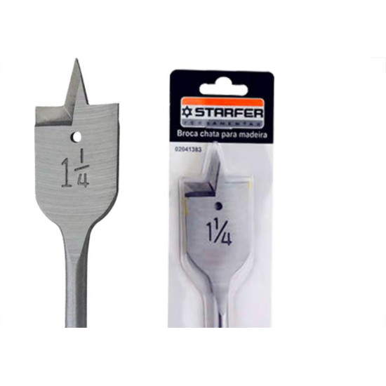 Broca Chata P/ Madeira K1.1/4 Starfer Broca Chata P/ Madeira K1.1/4 Starfer