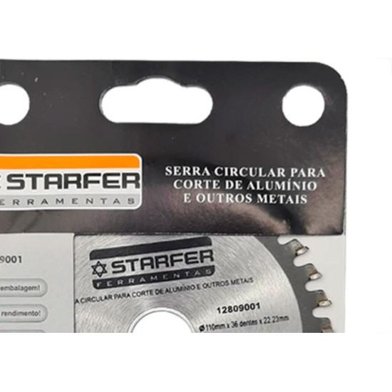 Serra Widea Starfer Aluminio 110X36D Serra Widea Starfer Aluminio 110X36D