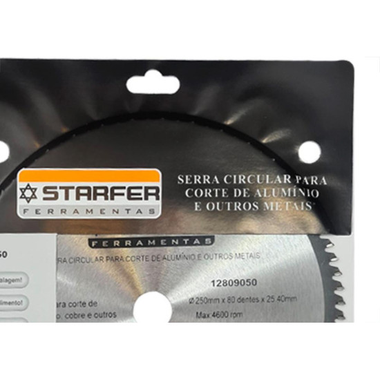 Serra Widea Starfer Aluminio 250X80D Serra Widea Starfer Aluminio 250X80D
