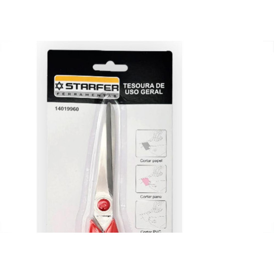 Tesoura Starfer Corte Facil 8'' Tesoura Starfer Corte Facil 8''
