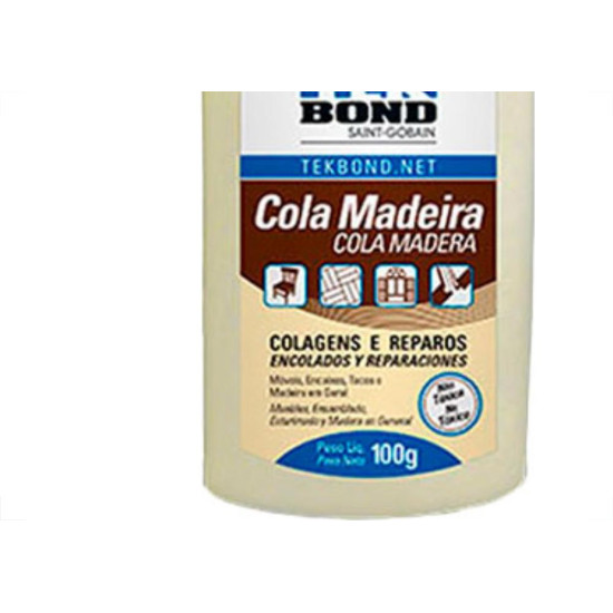 Cola P/Madeira Tek Bond 100Gr