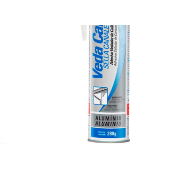 Cola Veda Calha Tek Bond Aluminio 280Gr Cola Veda Calha Tek Bond Aluminio 280Gr