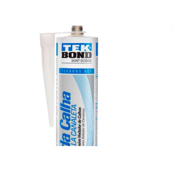 Cola Veda Calha Tek Bond Aluminio 280Gr Cola Veda Calha Tek Bond Aluminio 280Gr