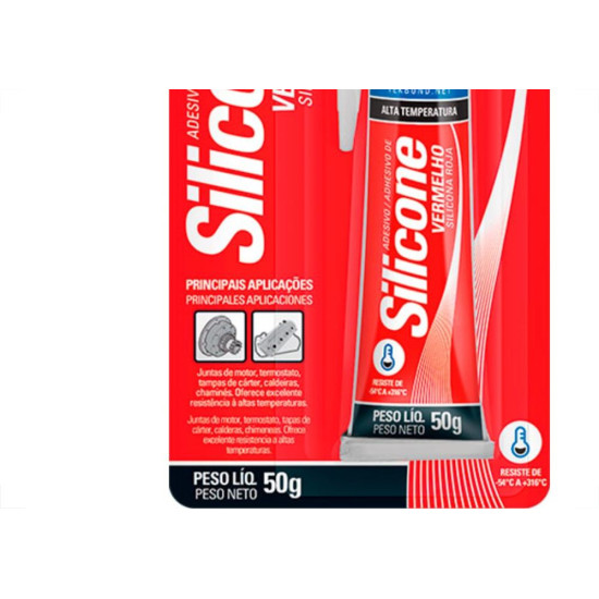 Silicone Alta Tp.Verm. Tek 50G Blis Silicone Alta Tp.Verm. Tek 50G Blis