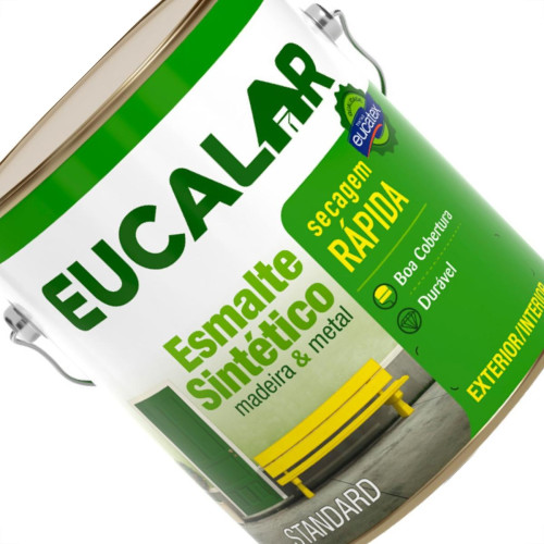 Esmalte Sintetico Eucalar 3,6Lt Preto Esmalte Sintetico Eucalar 3,6Lt Preto