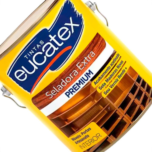 Seladora P/Madeira Ext,Eucatex 3,6L Seladora P/Madeira Ext,Eucatex 3,6L