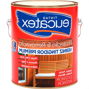 Verniz Tingidor Eucatex Mogno 3,6Gl Verniz Tingidor Eucatex Mogno 3,6Gl