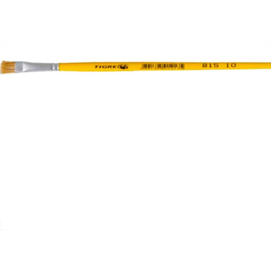 Pincel Tigre Chato Ref: 815 X 10 - Kit C/12 PC