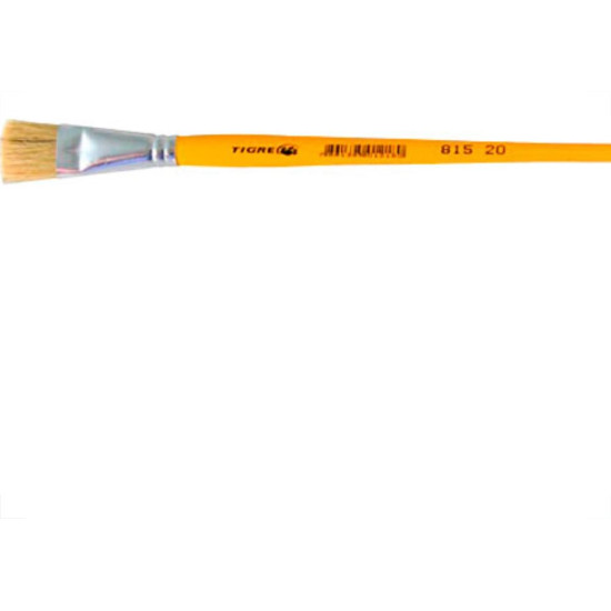 Pincel Tigre Chato  Ref: 815 X 20 - Kit C/6 PC
