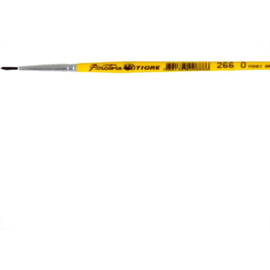 Pincel Tigre Redondo Ref: 266 X 00 - Kit C/12 PC Pincel Tigre Redondo Ref: 266 X 00 - Kit C/12 PC