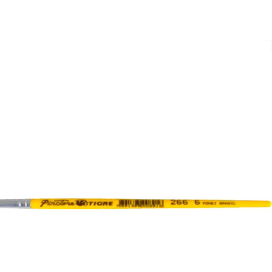 Pincel Tigre Redondo Ref: 266 X 06 - Kit C/12 PC Pincel Tigre Redondo Ref: 266 X 06 - Kit C/12 PC