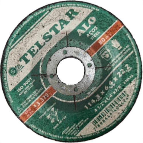 Disco Tels.Desbaste 4.1/2X7/8- Ao42 - Kit C/5 PC Disco Tels.Desbaste 4.1/2X7/8- Ao42 - Kit C/5 PC