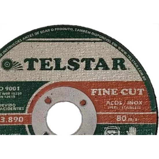 Disco Tels.Inox/Ferro 110 X 20Mm - Kit C/5 PC Disco Tels.Inox/Ferro 110 X 20Mm - Kit C/5 PC