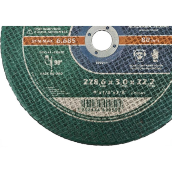 Disco Telstar Corte Refr. 2 Telas 9 - Kit C/5 PC