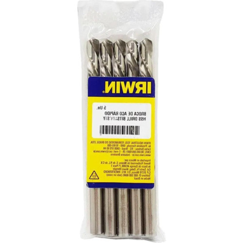 Broca Aco Rapido Irwin 12,5Mm - Kit C/5 PC