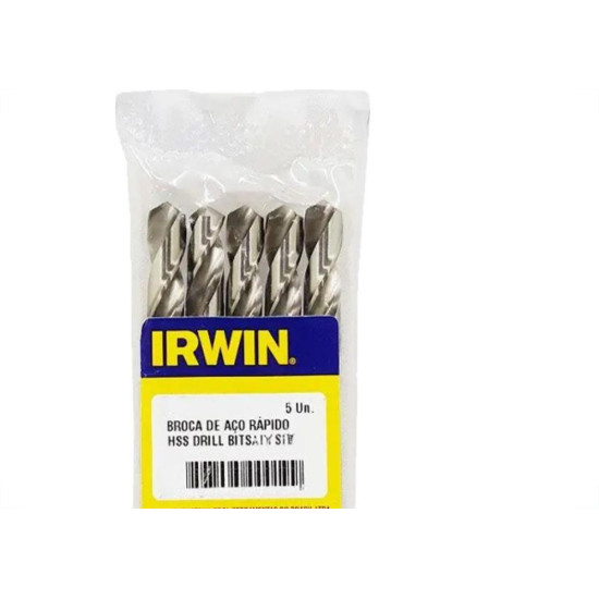 Broca Aco Rapido Irwin 12,5Mm - Kit C/5 PC