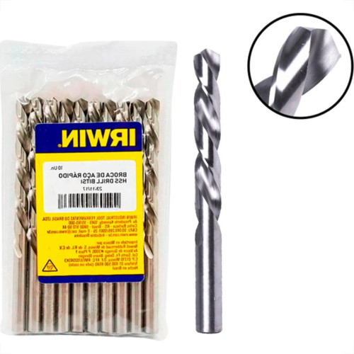 Broca Aco Rapido Irwin E 7/64 - Kit C/10 PC Broca Aco Rapido Irwin E 7/64 - Kit C/10 PC