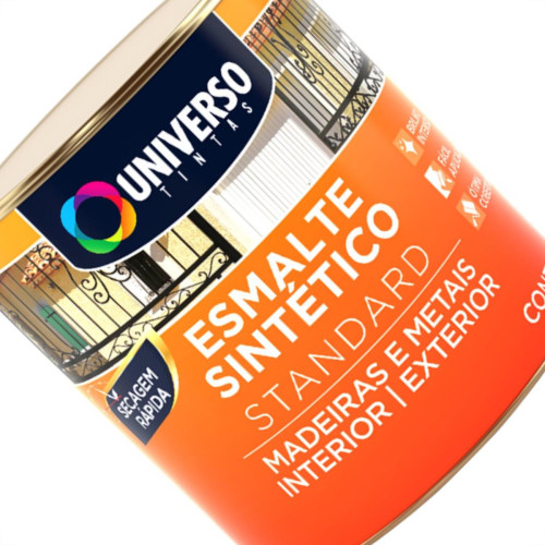 Tinta Esmalte Sintetico Universo 1/4 Aluminio