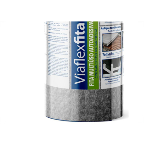 Fita Adesiva Multuso Viaflex 30Cmx10Mt Fita Adesiva Multuso Viaflex 30Cmx10Mt