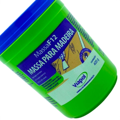 Massa F12 Madeira 400Gr Imbuia Massa F12 Madeira 400Gr Imbuia