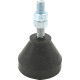 Amortecedor Borracha P/Maquina 350K-3/8 - Kit C/4 PC