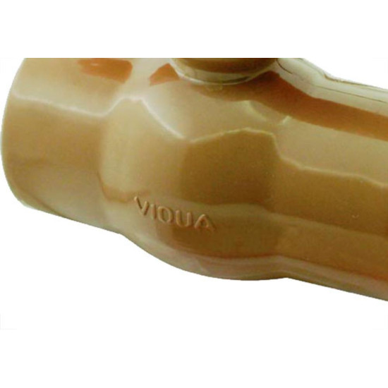Registro Esfera Viqua Pvc Rosca 3/4 - Kit C/5 PC Registro Esfera Viqua Pvc Rosca 3/4 - Kit C/5 PC
