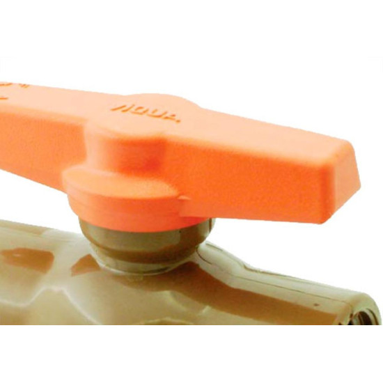 Registro Esfera Viqua Pvc Rosca 1 - Kit C/5 PC Registro Esfera Viqua Pvc Rosca 1 - Kit C/5 PC