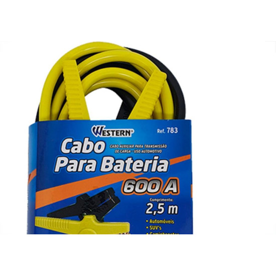 Cabo Fio Bater.Wes.2.50M-Camin/600A Cabo Fio Bater.Wes.2.50M-Camin/600A