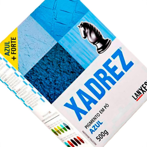 Po Xadrez Azul 500 Grs...