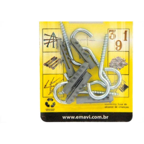 Cart.Emavi Gancho C/Bucha 06 C/05 Cart.Emavi Gancho C/Bucha 06 C/05