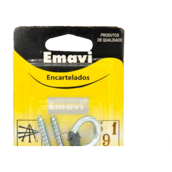 Cartela Emavi Gancho C/Bucha 10 C/03 Cartela Emavi Gancho C/Bucha 10 C/03