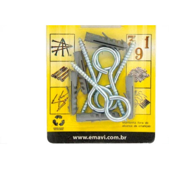 Cartela Emavi Pitao C/Bucha 10 C/03 Cartela Emavi Pitao C/Bucha 10 C/03