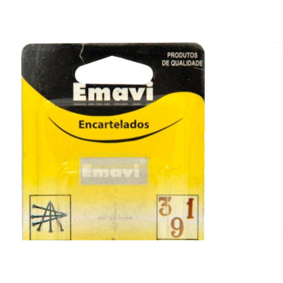 Cartela Emavi Prego Pol.C/Cabeça 12X12 40Gr Cartela Emavi Prego Pol.C/Cabeça 12X12 40Gr