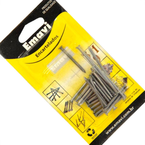Cartela Emavi Prego Pol.C/Cabeça 15X15 40Gr Cartela Emavi Prego Pol.C/Cabeça 15X15 40Gr