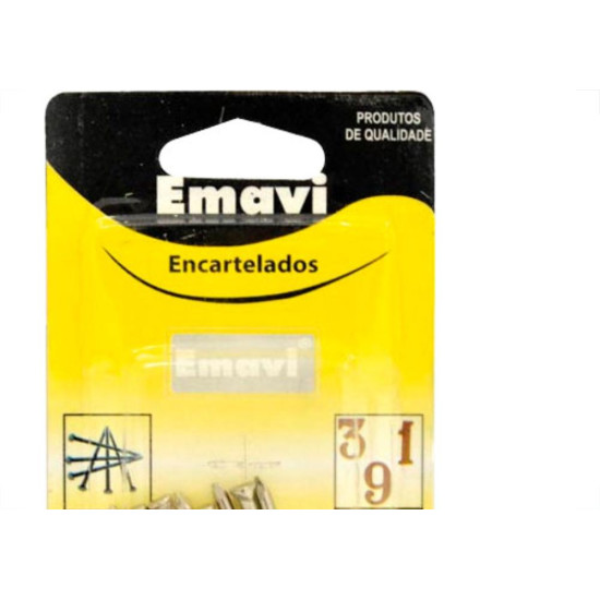 Cartela Emavi Prego Pol.C/Cabeça 17X21 40Gr Cartela Emavi Prego Pol.C/Cabeça 17X21 40Gr