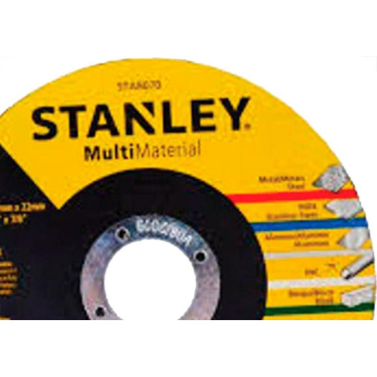 Disco Stanley Multuso 4.1/2X1,0X7/8 - Kit C/25 PC