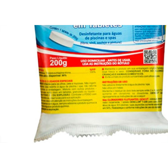 Genco Cloro Estrela Tablete T-200